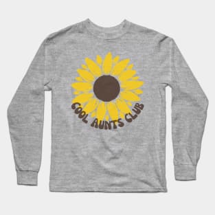 Sunflower aunt graphic Long Sleeve T-Shirt